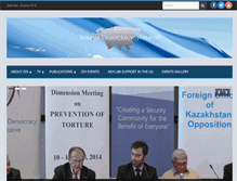 Tablet Screenshot of eurasiademocracy.org